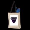 11L Canvas Tote with Contrast-Color Handles Thumbnail