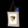 11L Canvas Tote with Contrast-Color Handles Thumbnail