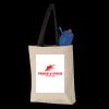 11L Canvas Tote with Contrast-Color Handles Thumbnail