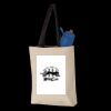11L Canvas Tote with Contrast-Color Handles Thumbnail