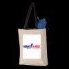 11L Canvas Tote with Contrast-Color Handles Thumbnail