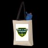 11L Canvas Tote with Contrast-Color Handles Thumbnail
