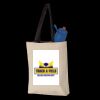 11L Canvas Tote with Contrast-Color Handles Thumbnail