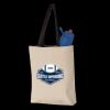 11L Canvas Tote with Contrast-Color Handles Thumbnail