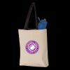 11L Canvas Tote with Contrast-Color Handles Thumbnail
