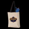 11L Canvas Tote with Contrast-Color Handles Thumbnail