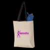 11L Canvas Tote with Contrast-Color Handles Thumbnail