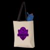 11L Canvas Tote with Contrast-Color Handles Thumbnail