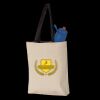 11L Canvas Tote with Contrast-Color Handles Thumbnail
