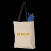 11L Canvas Tote with Contrast-Color Handles Thumbnail