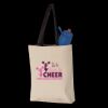 11L Canvas Tote with Contrast-Color Handles Thumbnail