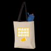 11L Canvas Tote with Contrast-Color Handles Thumbnail