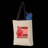 11L Canvas Tote with Contrast-Color Handles Thumbnail