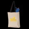 11L Canvas Tote with Contrast-Color Handles Thumbnail