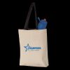 11L Canvas Tote with Contrast-Color Handles Thumbnail