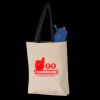11L Canvas Tote with Contrast-Color Handles Thumbnail