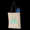 11L Canvas Tote with Contrast-Color Handles Thumbnail