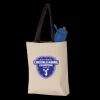 11L Canvas Tote with Contrast-Color Handles Thumbnail