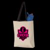 11L Canvas Tote with Contrast-Color Handles Thumbnail