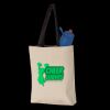 11L Canvas Tote with Contrast-Color Handles Thumbnail