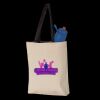 11L Canvas Tote with Contrast-Color Handles Thumbnail