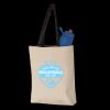 11L Canvas Tote with Contrast-Color Handles Thumbnail