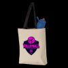 11L Canvas Tote with Contrast-Color Handles Thumbnail