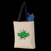 11L Canvas Tote with Contrast-Color Handles Thumbnail