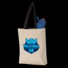 11L Canvas Tote with Contrast-Color Handles Thumbnail