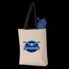 11L Canvas Tote with Contrast-Color Handles Thumbnail