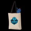 11L Canvas Tote with Contrast-Color Handles Thumbnail