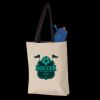 11L Canvas Tote with Contrast-Color Handles Thumbnail