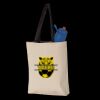 11L Canvas Tote with Contrast-Color Handles Thumbnail
