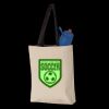 11L Canvas Tote with Contrast-Color Handles Thumbnail