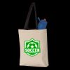 11L Canvas Tote with Contrast-Color Handles Thumbnail