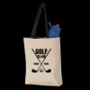 11L Canvas Tote with Contrast-Color Handles Thumbnail