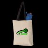 11L Canvas Tote with Contrast-Color Handles Thumbnail