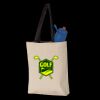 11L Canvas Tote with Contrast-Color Handles Thumbnail