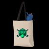 11L Canvas Tote with Contrast-Color Handles Thumbnail