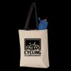11L Canvas Tote with Contrast-Color Handles Thumbnail