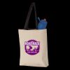 11L Canvas Tote with Contrast-Color Handles Thumbnail