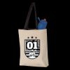11L Canvas Tote with Contrast-Color Handles Thumbnail