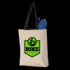 11L Canvas Tote with Contrast-Color Handles Thumbnail