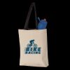 11L Canvas Tote with Contrast-Color Handles Thumbnail