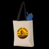 11L Canvas Tote with Contrast-Color Handles Thumbnail
