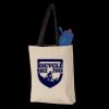 11L Canvas Tote with Contrast-Color Handles Thumbnail