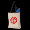 11L Canvas Tote with Contrast-Color Handles Thumbnail