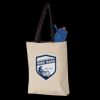 11L Canvas Tote with Contrast-Color Handles Thumbnail