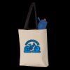 11L Canvas Tote with Contrast-Color Handles Thumbnail