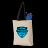 11L Canvas Tote with Contrast-Color Handles Thumbnail